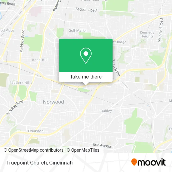 Truepoint Church map