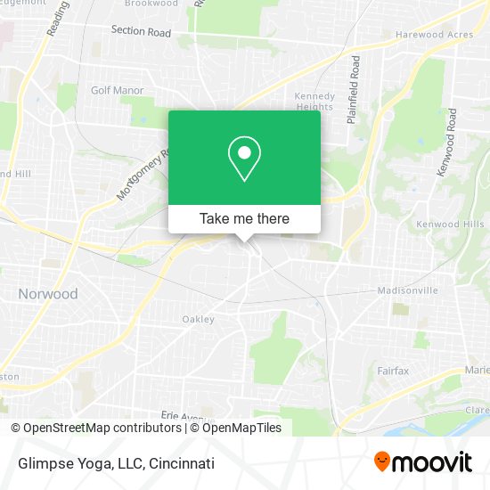 Glimpse Yoga, LLC map