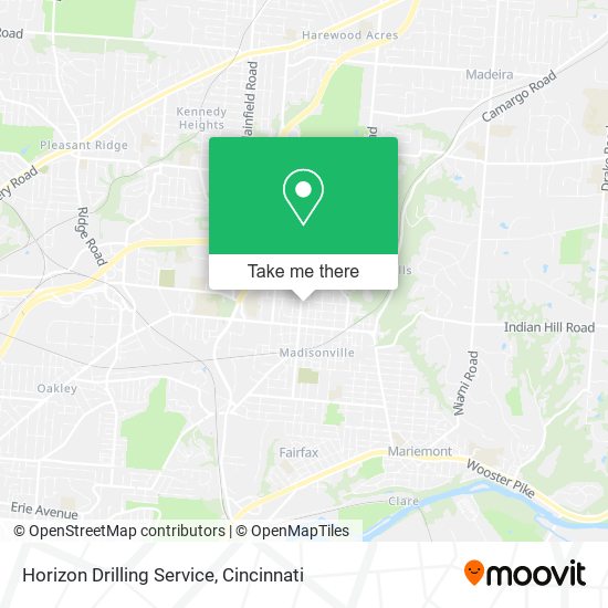 Horizon Drilling Service map