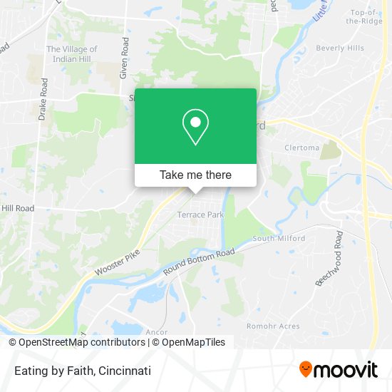 Mapa de Eating by Faith