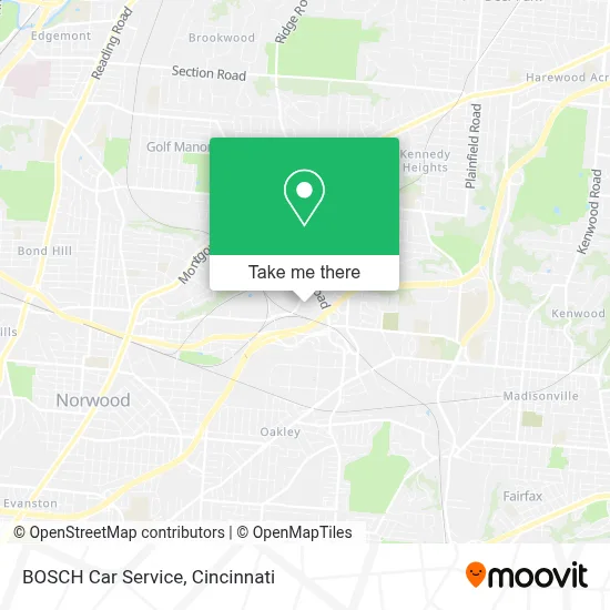 BOSCH Car Service map