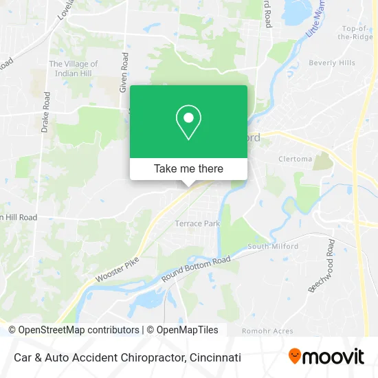Car & Auto Accident Chiropractor map