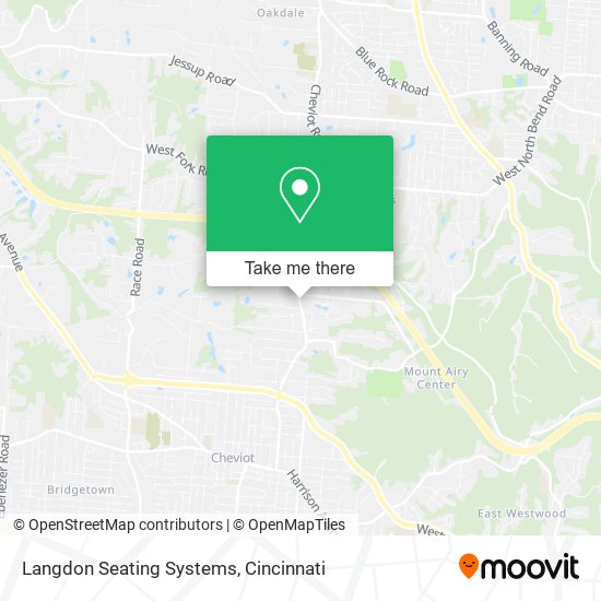 Langdon Seating Systems map