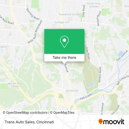 Trans Auto Sales map