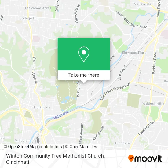 Winton Community Free Methodist Church map