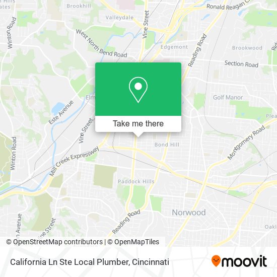 Mapa de California Ln Ste Local Plumber