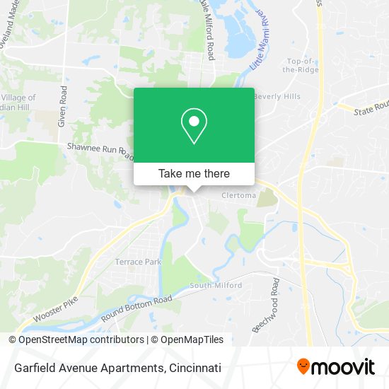 Garfield Avenue Apartments map