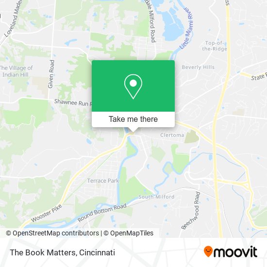 The Book Matters map