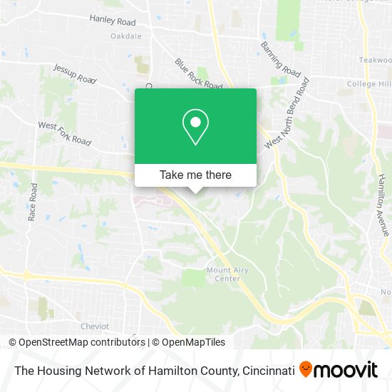 Mapa de The Housing Network of Hamilton County