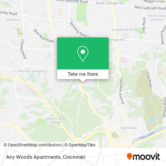 Airy Woods Apartments map