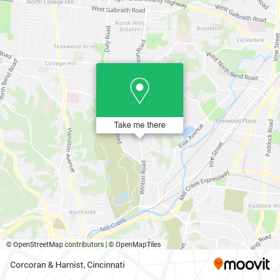 Corcoran & Harnist map