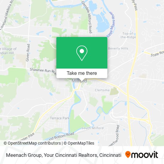 Meenach Group, Your Cincinnati Realtors map