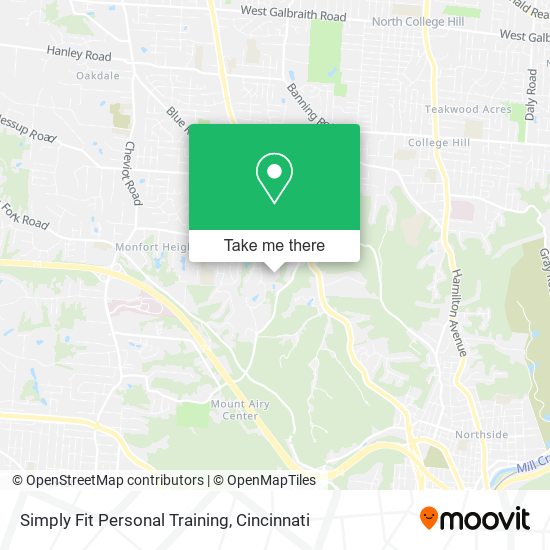 Mapa de Simply Fit Personal Training