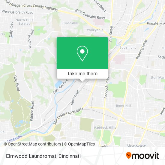 Elmwood Laundromat map