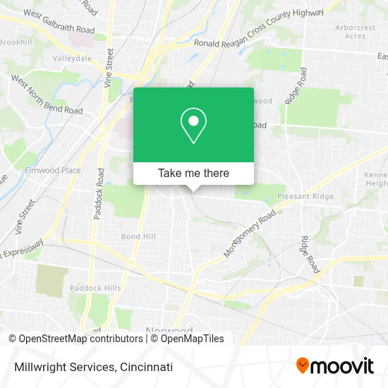Millwright Services map