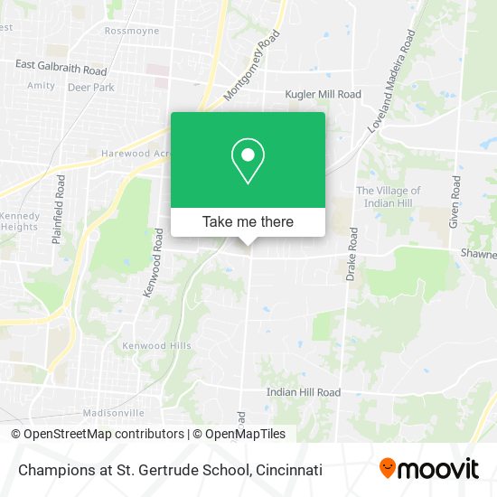 Champions at St. Gertrude School map