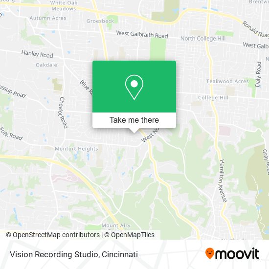 Mapa de Vision Recording Studio