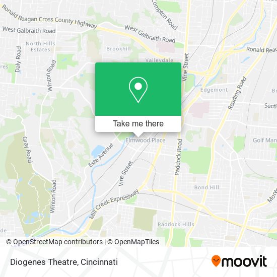 Diogenes Theatre map