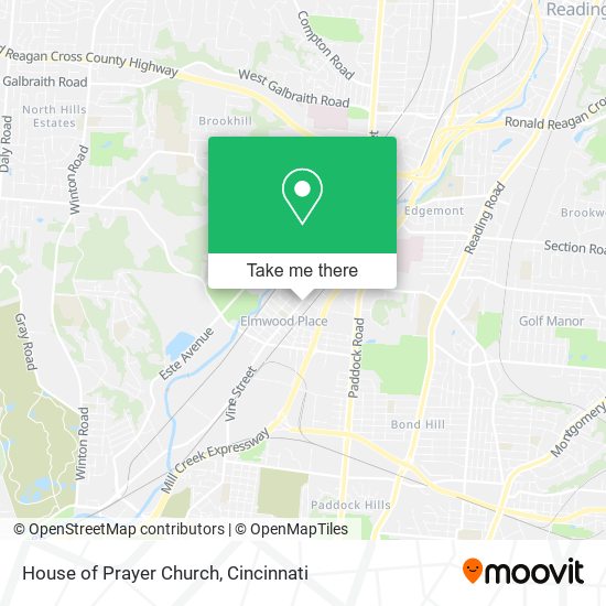 House of Prayer Church map
