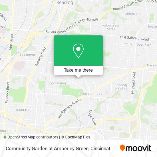 Community Garden at Amberley Green map