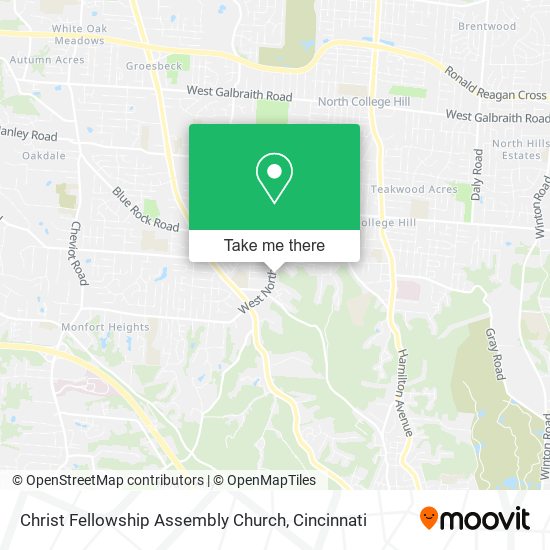 Mapa de Christ Fellowship Assembly Church