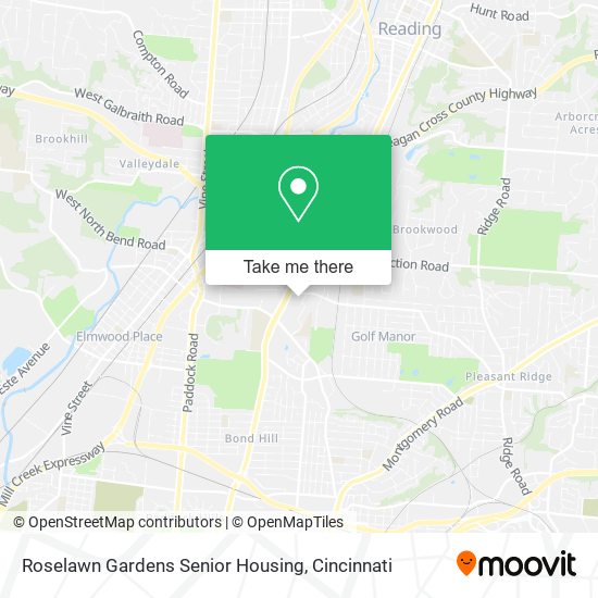 Mapa de Roselawn Gardens Senior Housing