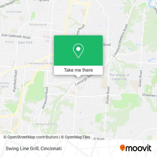 Mapa de Swing Line Grill