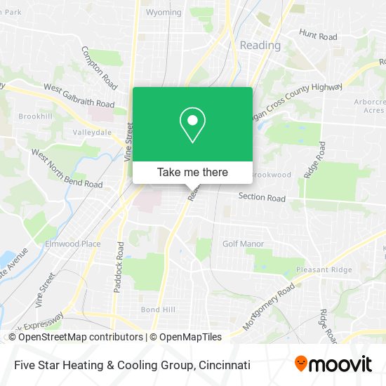Five Star Heating & Cooling Group map