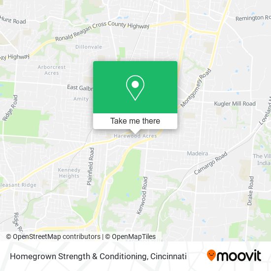 Homegrown Strength & Conditioning map