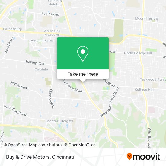 Buy & Drive Motors map