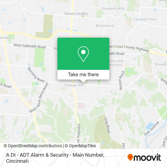 Mapa de A Dt - ADT Alarm & Security - Main Number
