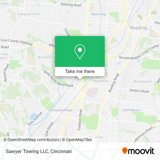 Sawyer Towing LLC map