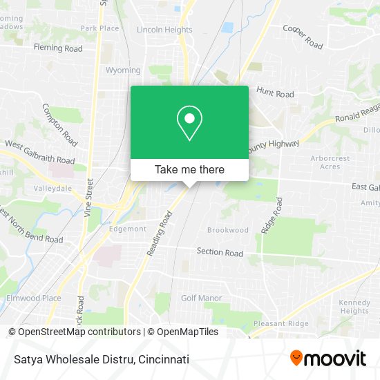 Satya Wholesale Distru map