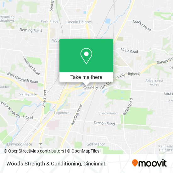 Mapa de Woods Strength & Conditioning
