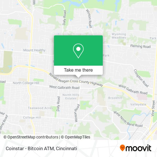 Coinstar - Bitcoin ATM map