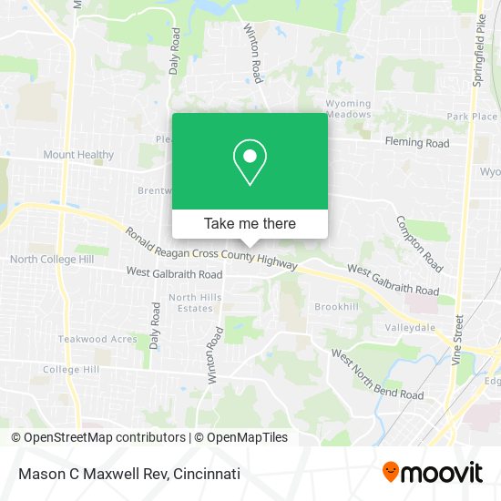 Mason C Maxwell Rev map