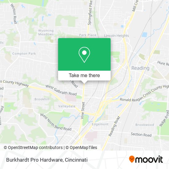 Burkhardt Pro Hardware map