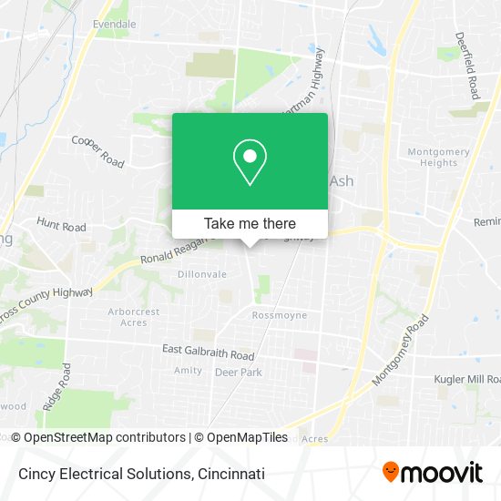 Cincy Electrical Solutions map