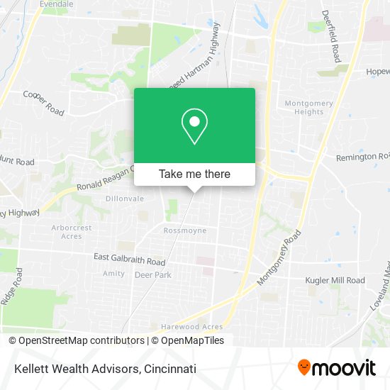 Kellett Wealth Advisors map