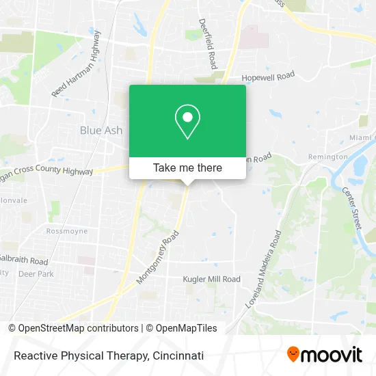 Reactive Physical Therapy map