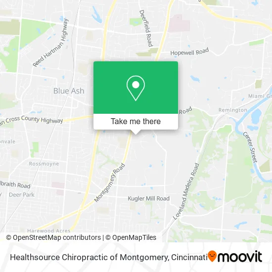 Healthsource Chiropractic of Montgomery map
