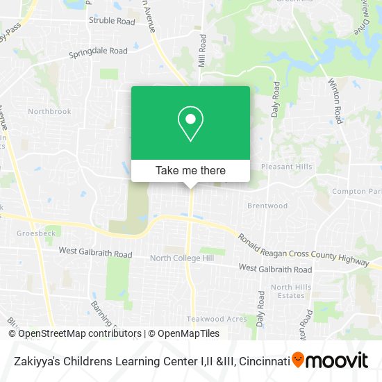 Zakiyya's Childrens Learning Center I,II &III map