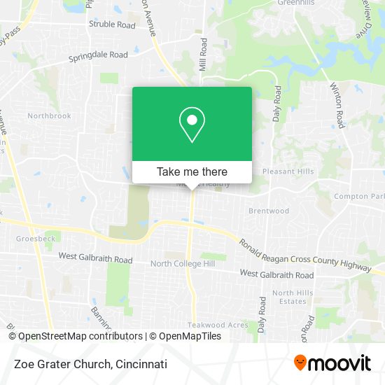 Zoe Grater Church map