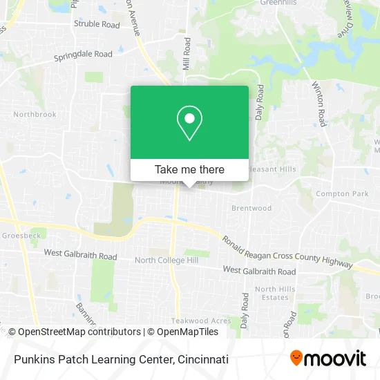 Punkins Patch Learning Center map