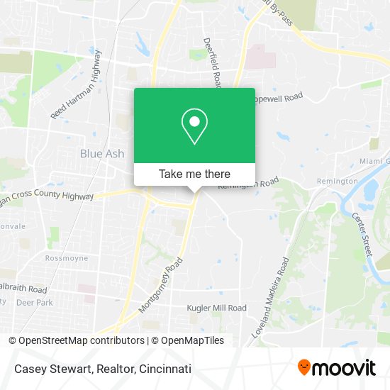 Casey Stewart, Realtor map