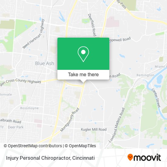 Mapa de Injury Personal Chiropractor