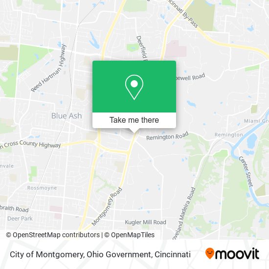 Mapa de City of Montgomery, Ohio Government