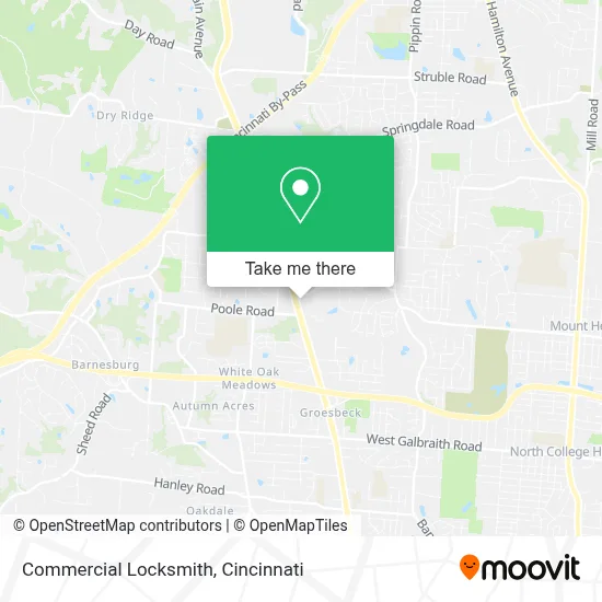 Commercial Locksmith map