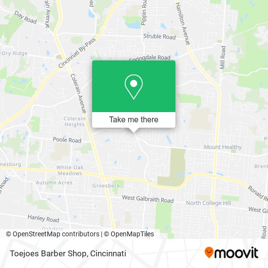 Toejoes Barber Shop map