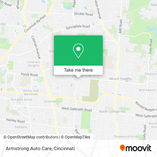 Armstrong Auto Care map